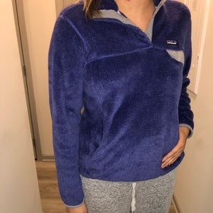 Purple Patagonia retool sweater